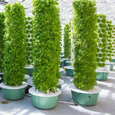 Hydroponic Tower - エアロポニックタワーガーデンシステム（照明付き）60株エアロポニック垂直栽培システム垂直タワー水耕栽培システム