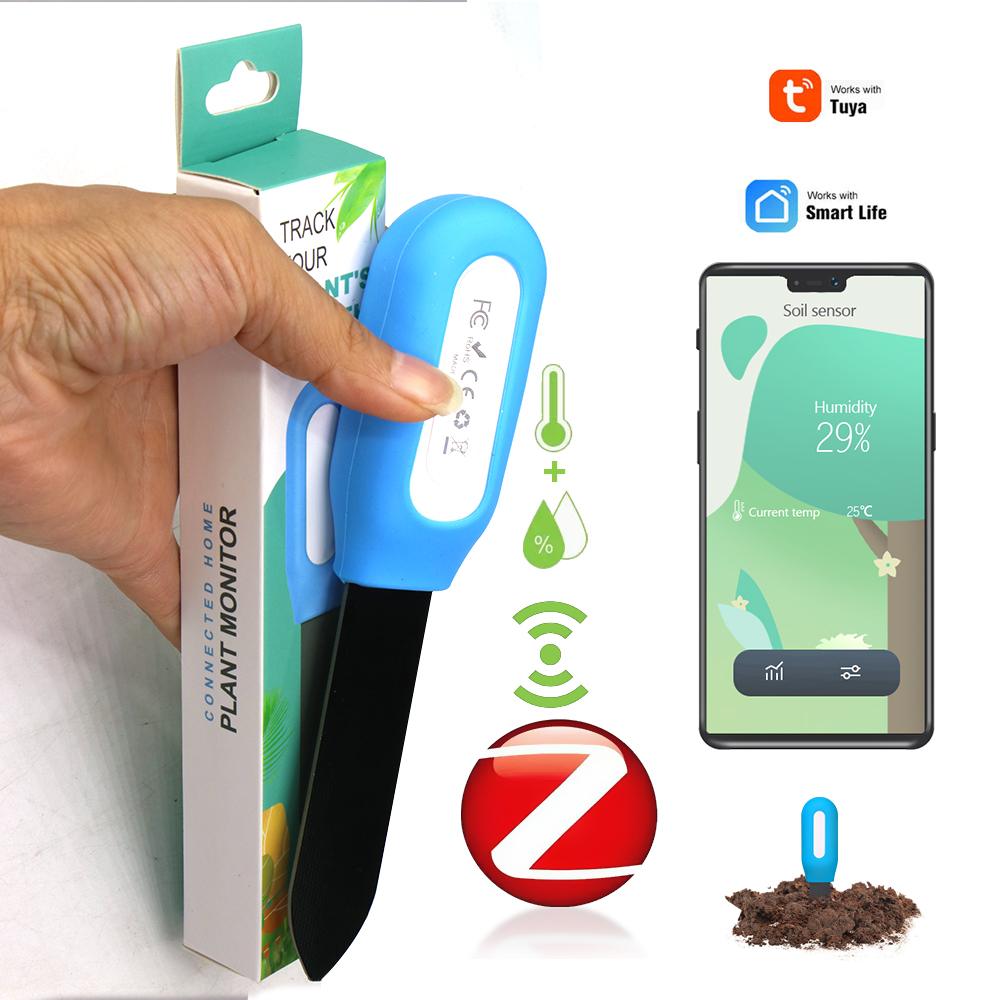 Plant Monitor - スマート Zigbee 土壌センサー 家庭菜園 温室 植物