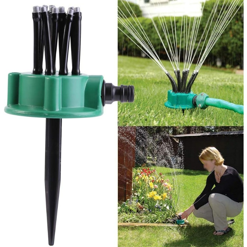 Automatic Watering - 360度自動散水装置、芝生用回転ノズル、回転式散水システム、園芸用品