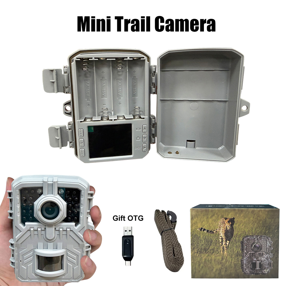 Garden Camera - 野生動物観察用トレイルカメラ 16MP 1080P 赤外線暗視機能 防水仕様 動体検知式写真撮影機能