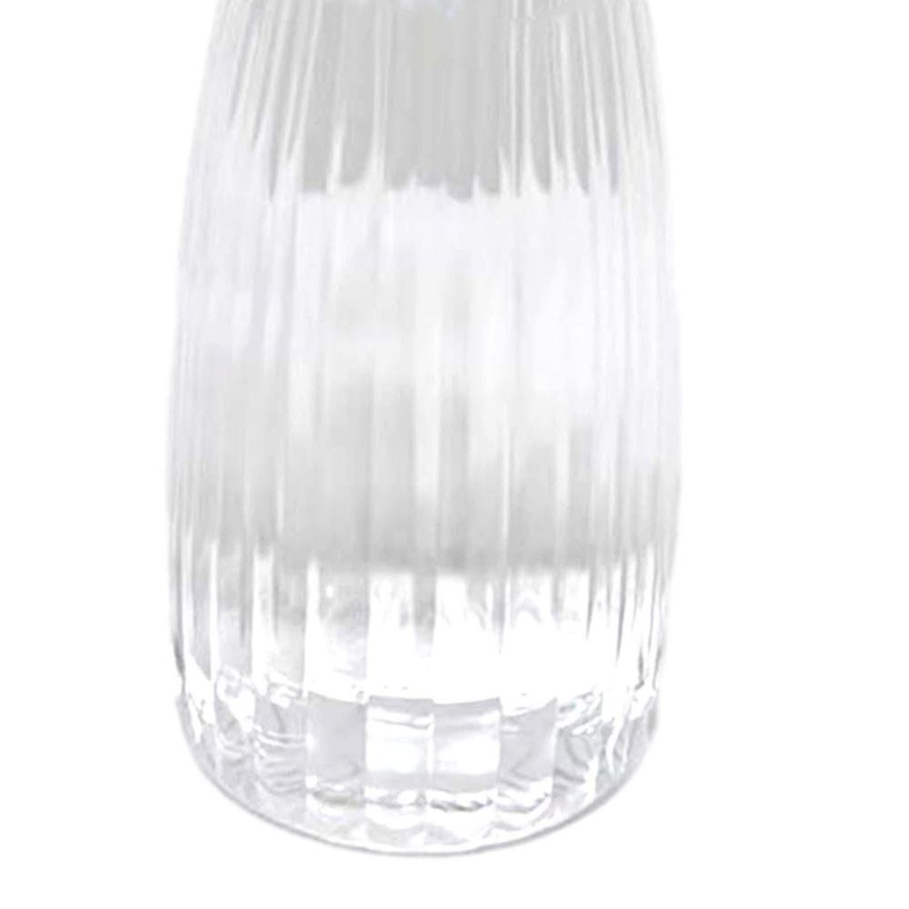 Hydroponic Grow Pod - 新しい透明プラスチック花瓶ブーケDIY用品水耕栽培ストライプ花瓶ホームデスク装飾植物ポット