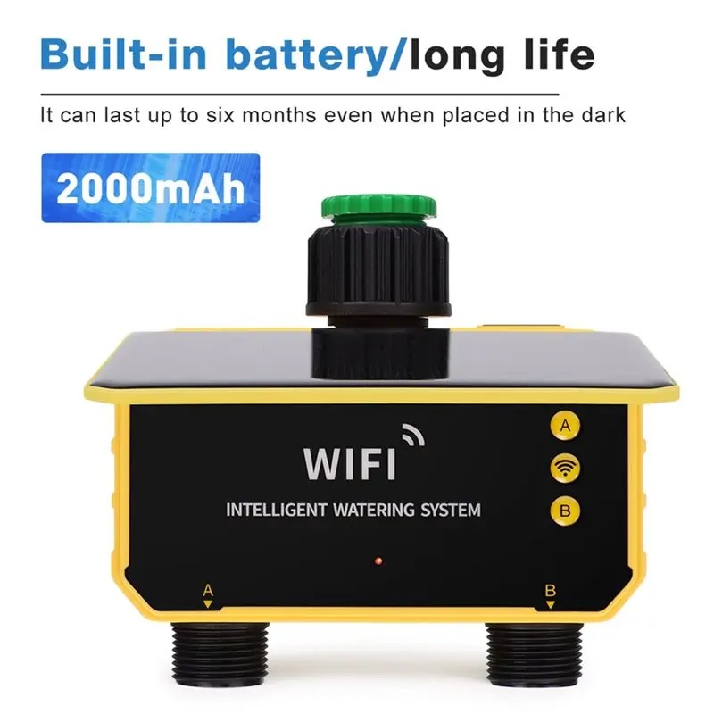 1/2出力WIFIソーラー灌漑タイマー制御装置、雨感知機能付 - Smart Garden System のレビューと価格