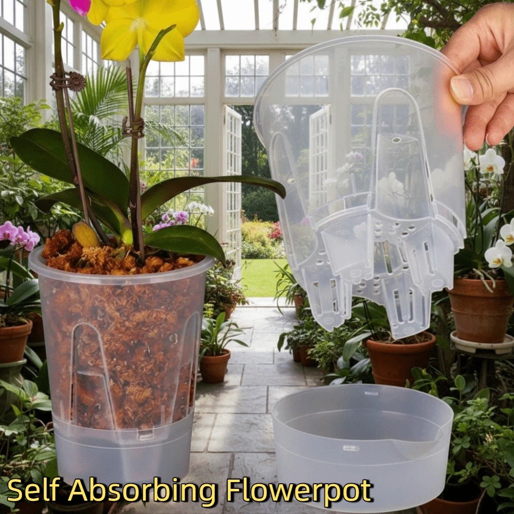 プラスチック製自動吸水植木鉢、厚底水耕栽培植木鉢、背の高い排 - Hydroponic Tower のレビューと価格