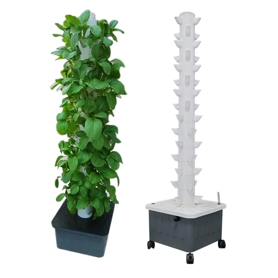 垂直水耕栽培タワー エアロポニックタワー ハーブ、果物、野菜 - Hydroponic Tower のレビューと価格