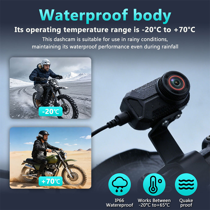 2Kバイク用ドライブレコーダー WiFi対応 防水防雨 アウ - Garden Camera のレビューと価格